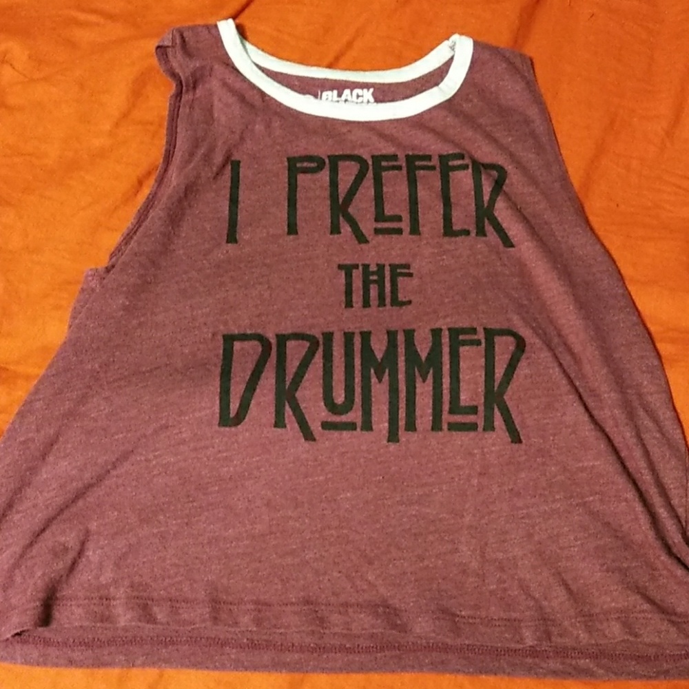 I prefer the drummer shirt